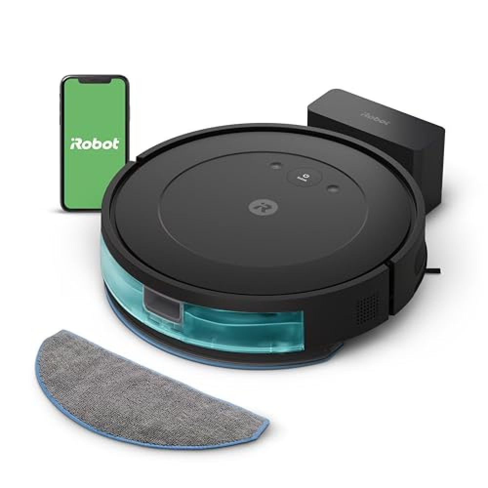 iRobot Roomba Robot Vacuum and Mop Combo (Y0140) - Vacuums and mops, Easy to use, Power-Lifting Suction, Multi-Surface Cleaning, Smart Navigation Cleans in Neat Rows, Self-Charging, Works with Alexa Robot Vacuums Fiyatı