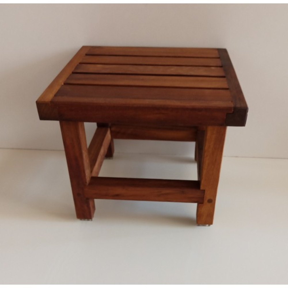 Iroko Duş Oturağı, Duş Taburesi Çocuk Taburesi Ağaç Tabure Ağaç Duş Taburesi - 40x40x25 Banyo Aksesuarları Fiyatı