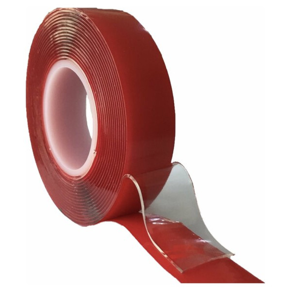 Iron Çift Taraflı Silikonlu Şeffaf Bant 18MM x 2m Su Geçirmez Güçlü Montaj Dayanıklı Bant Akrilik - 1 Adet Nalburiye & Hırdavat Fiyatı