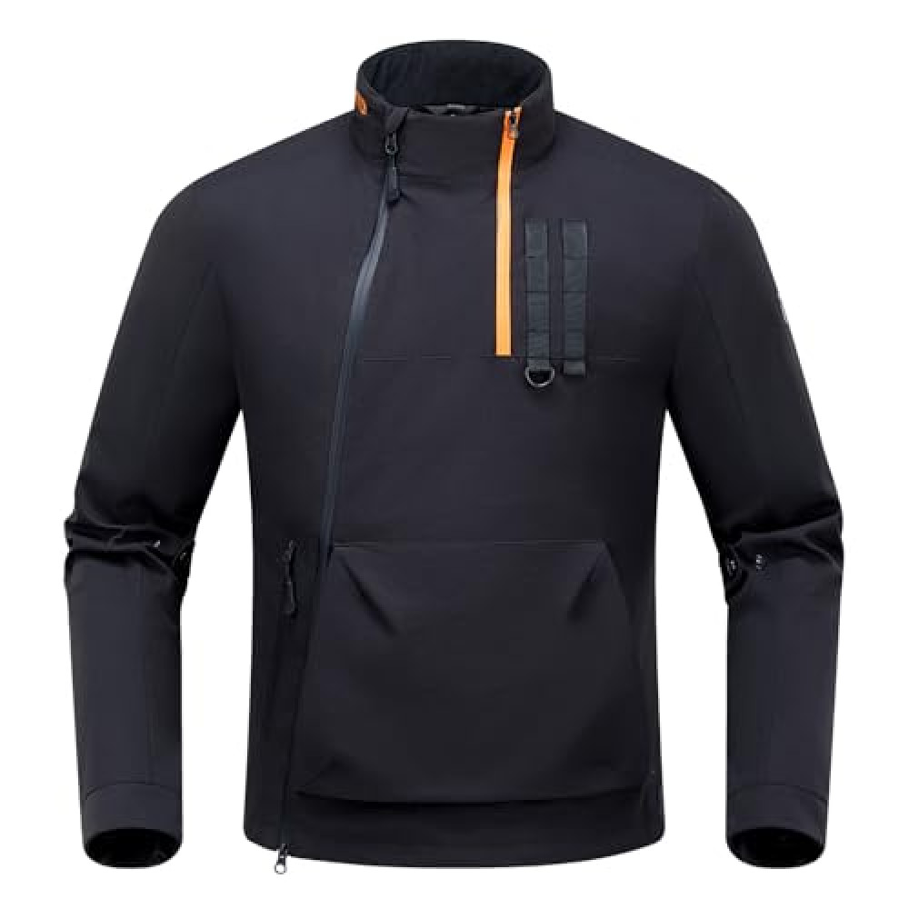 IRON JIA'S Motorcycle Jacket with CE Armor, Protective Gear for Motorbike Riding with Removable Liner All Season Black L Motorcycle Jackets Fiyatı