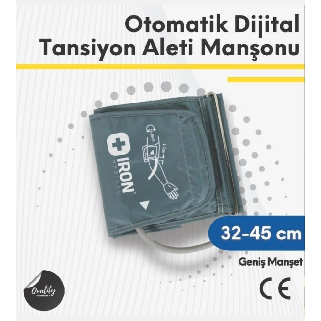 Iron Tüm Dijital Tansiyon Aletleri İle Uyumlu Manşon 32 - 45 cm Ref:mp-Cuff(L) Diğer Fiyatı