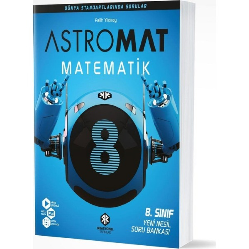 İrrasyonel Yayınları 8. Sınıf Astromat Matematik Yeni Nesil Soru Bankası Ders Sınav Kitapları Fiyatı
