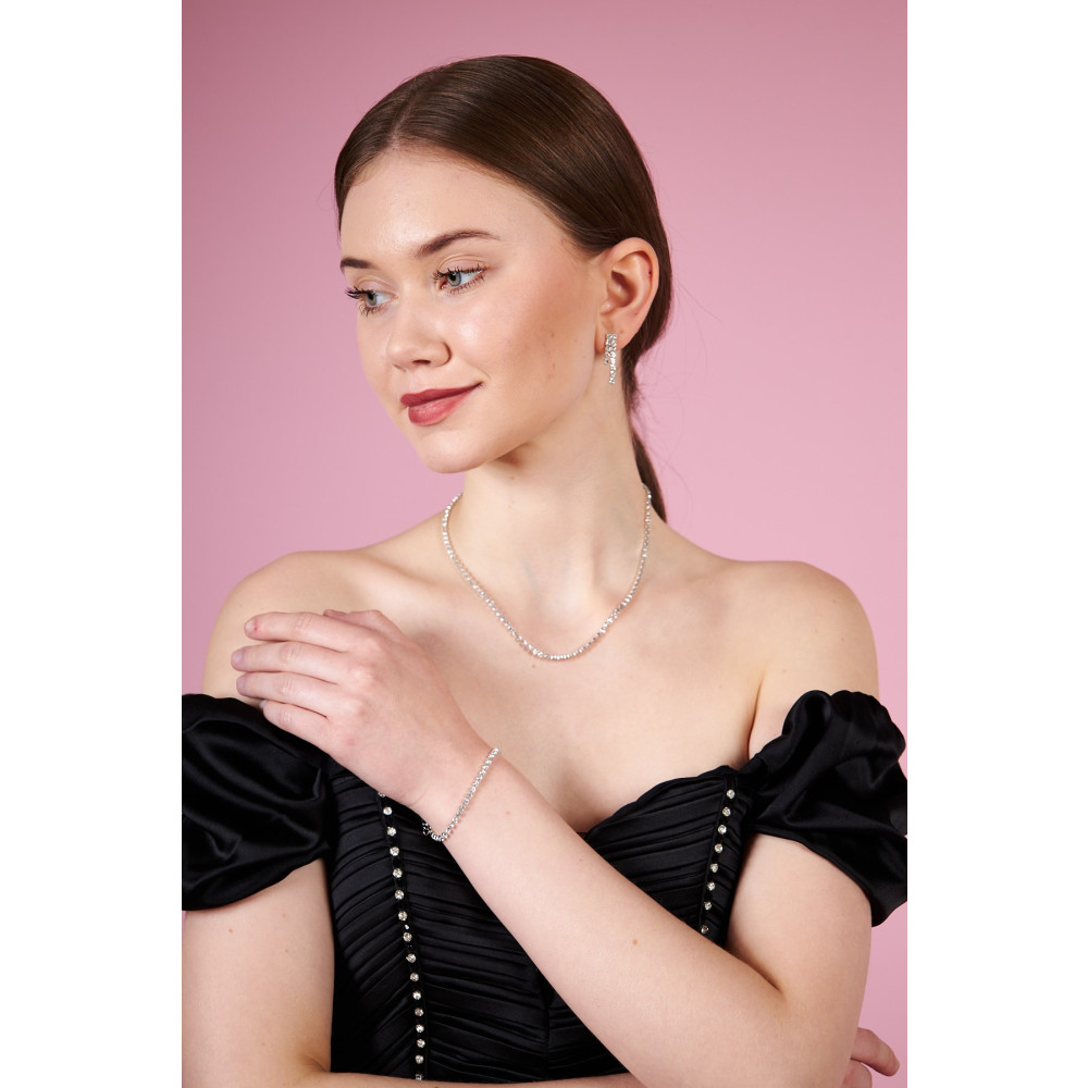 irva collection Yeni Nesil Modern Su Yolu Kolye Bileklik Set Bijuteri Kolye Fiyatı
