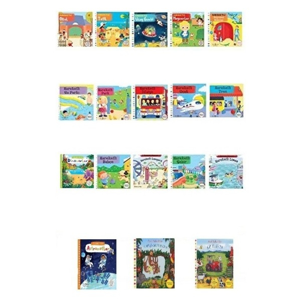 Iş Bankası Kültür Yayınları Hareketli Kitaplar Serisi / 18 Kitap Set - Ciltli ( Olgu Kitabevi) Zihinsel Gelişim Kitapları Fiyatı