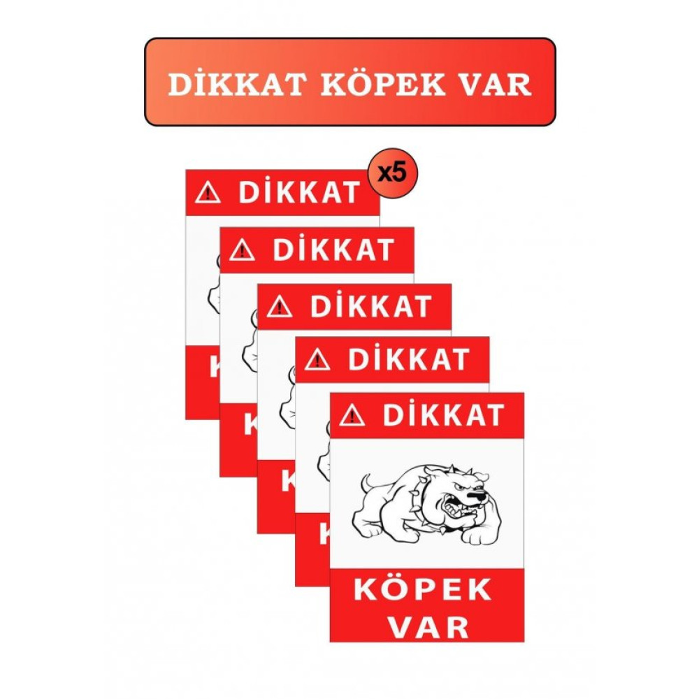 Is Guvenlıgı 5 Adet Levhası Dıkkat Kopek Var Levhası Uyarı Levhası Dıkkat Kopek Var Isaret Levhası Güvenlik Cihazları Fiyatı