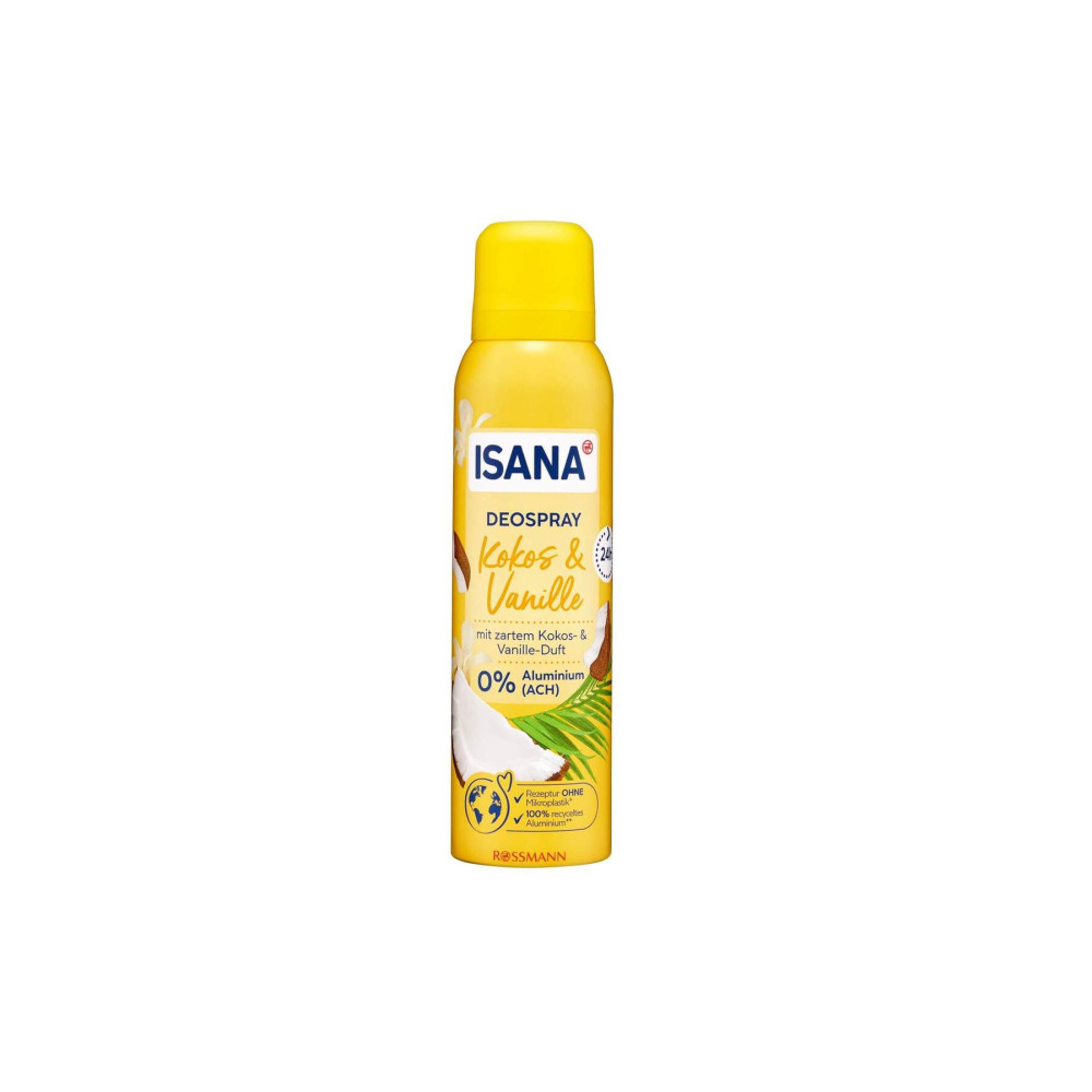 ISANA Deodorant Hindistan Cevizi & Vanilya 150 Ml Deodorantlar Fiyatı