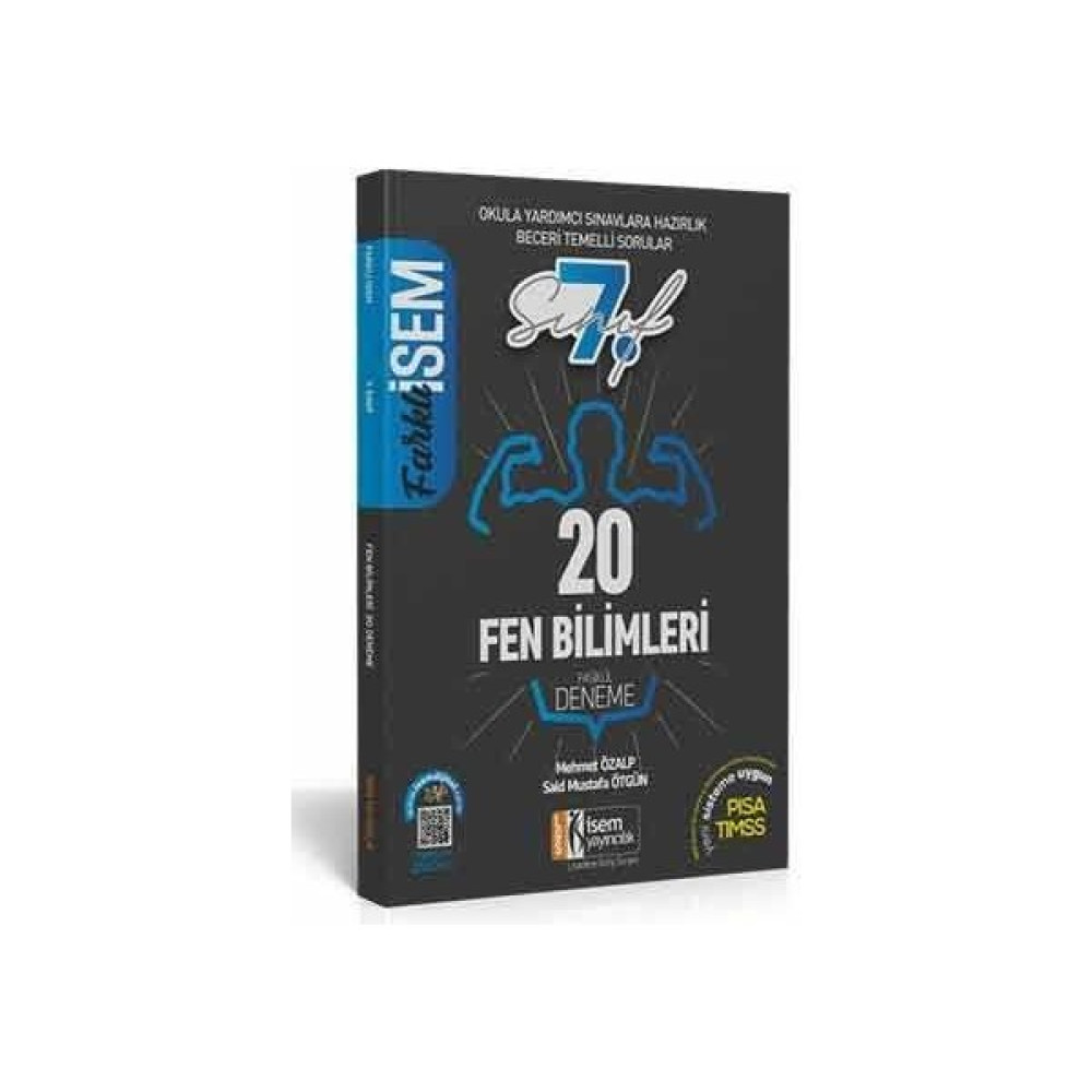 İsem Yayıncılık 2022 7.sınıf Fen Bilimleri 20 Deneme Kaynak Kitapları Fiyatı