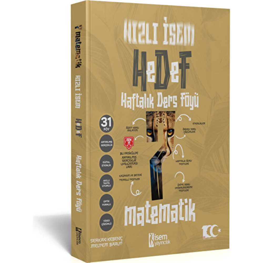 İSEM Yayıncılık 2024 Hızlı Isem 7.sın Matematik Haftalık Ders Föyü Matematik Fiyatı