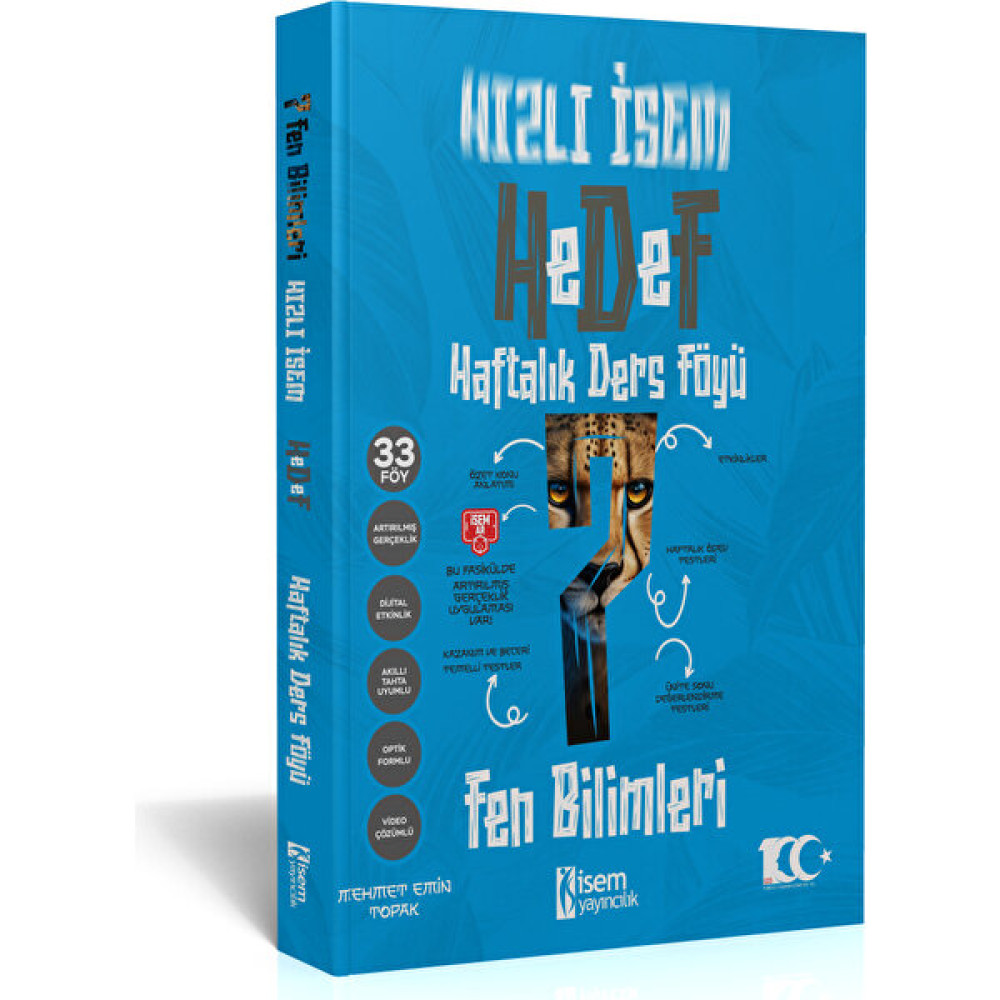 İSEM Yayıncılık 2024 Hızlı Isem 7.sınıf Fen Bil Haftalık Ders Föyü Fen - Bilişim ve Teknoloji Fiyatı