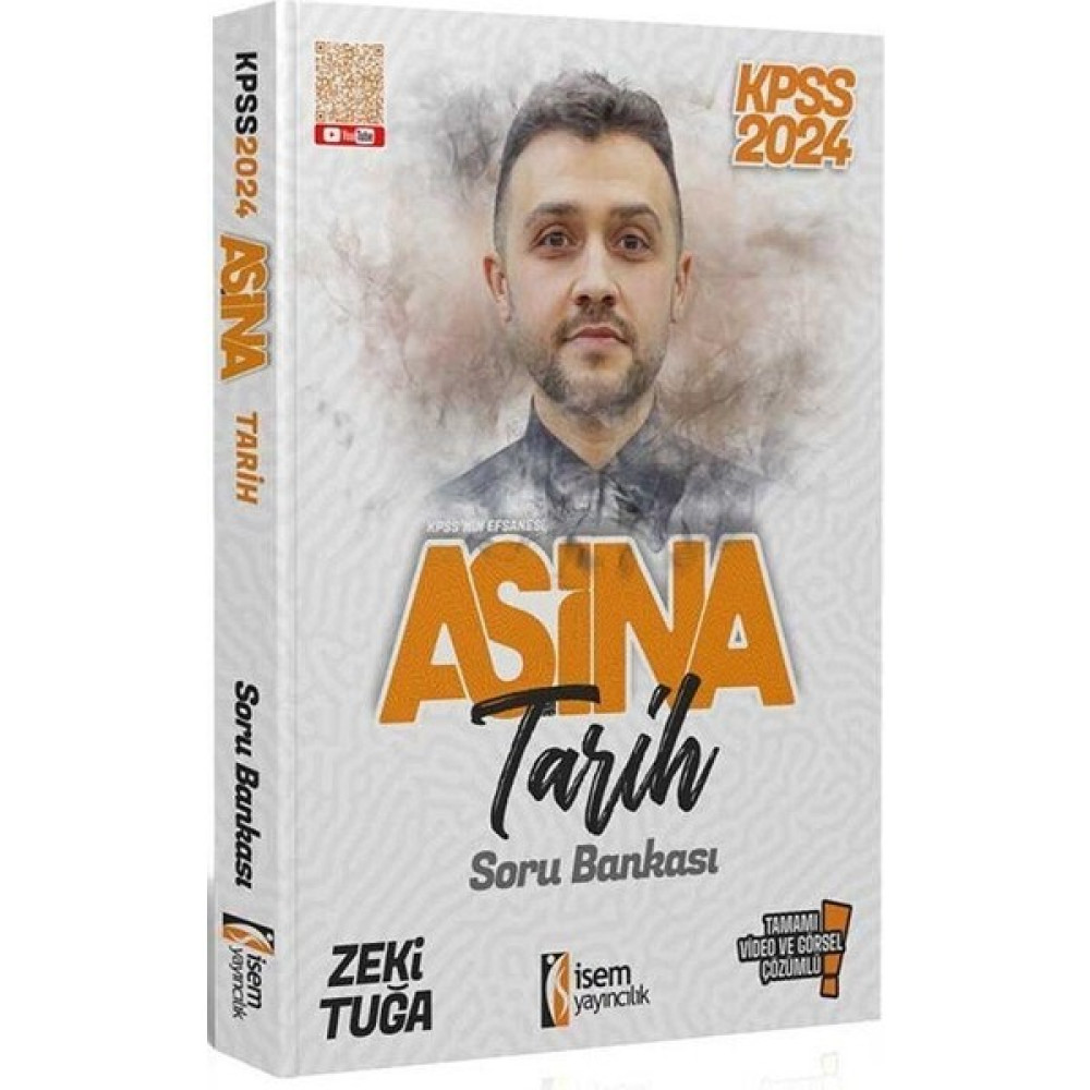 İSEM Yayıncılık 2024 KPSS Aşina Tarih Tamamı Video Çözümlü Soru Bankası KPSS Fiyatı