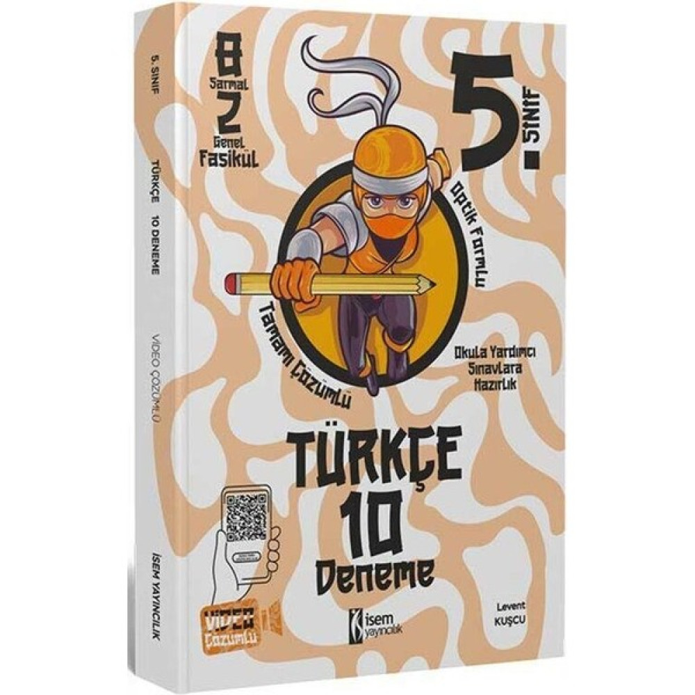 İSEM Yayıncılık 5. Sınıf Türkçe 10 Deneme Isem Yayınları Kaynak Kitapları Fiyatı