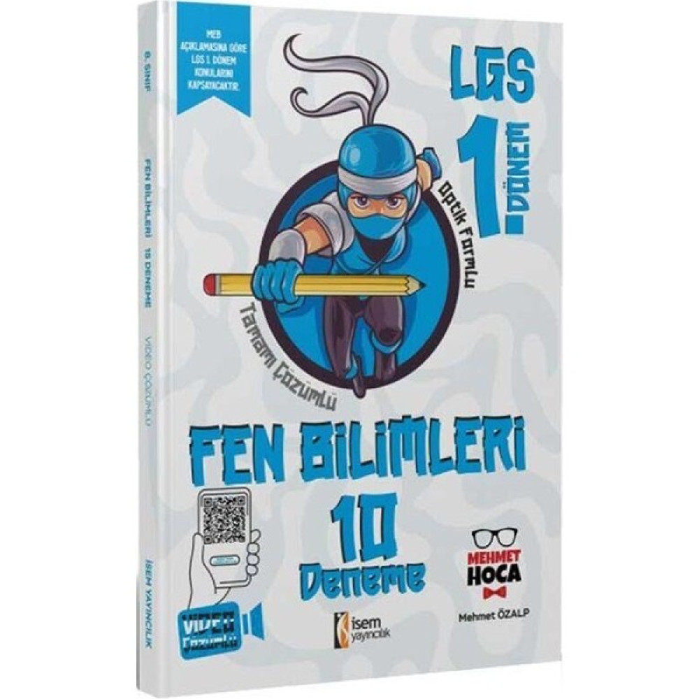 İSEM Yayıncılık 8. Sınıf Lgs 1. Dönem Fen Bilimleri 10 Branş Deneme Isem Yayınları Kaynak Kitapları Fiyatı