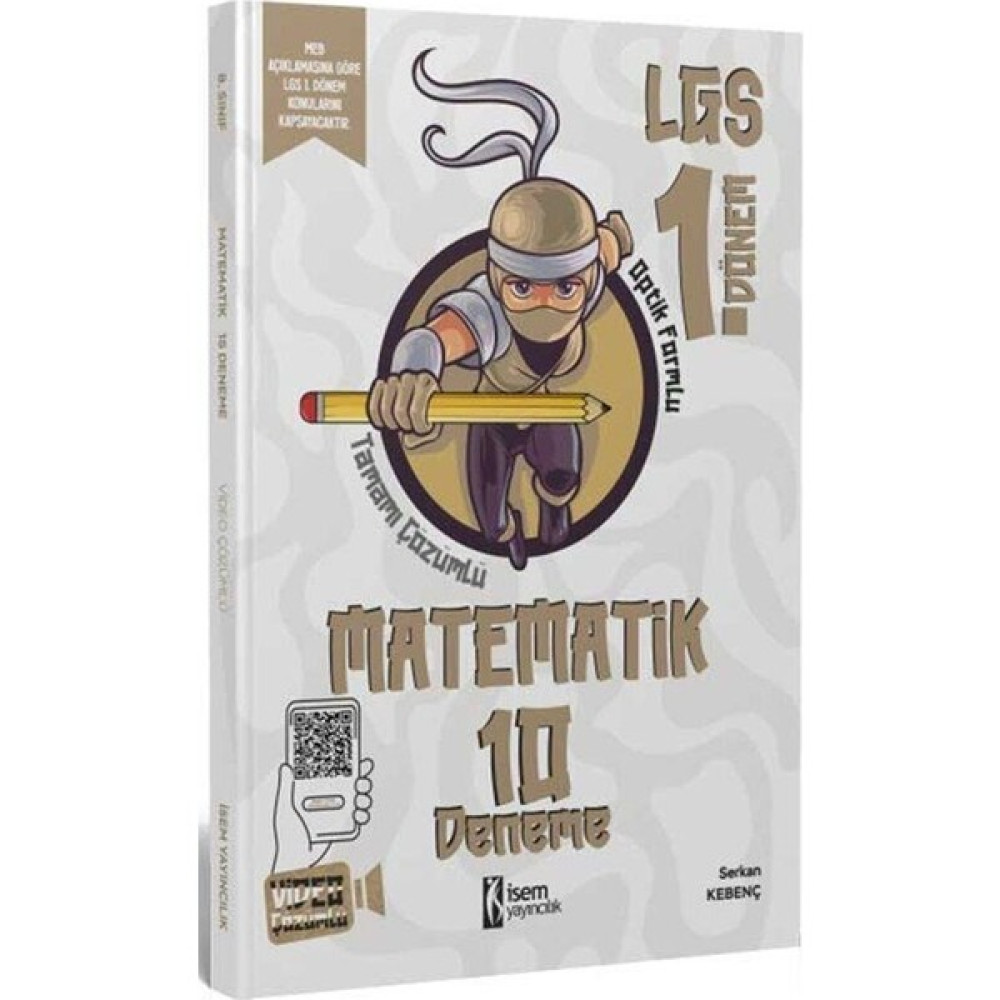 İSEM Yayıncılık 8. Sınıf Lgs 1. Dönem Matematik Farklı Isem 10 Branş Deneme Isem Yayınları Kaynak Kitapları Fiyatı