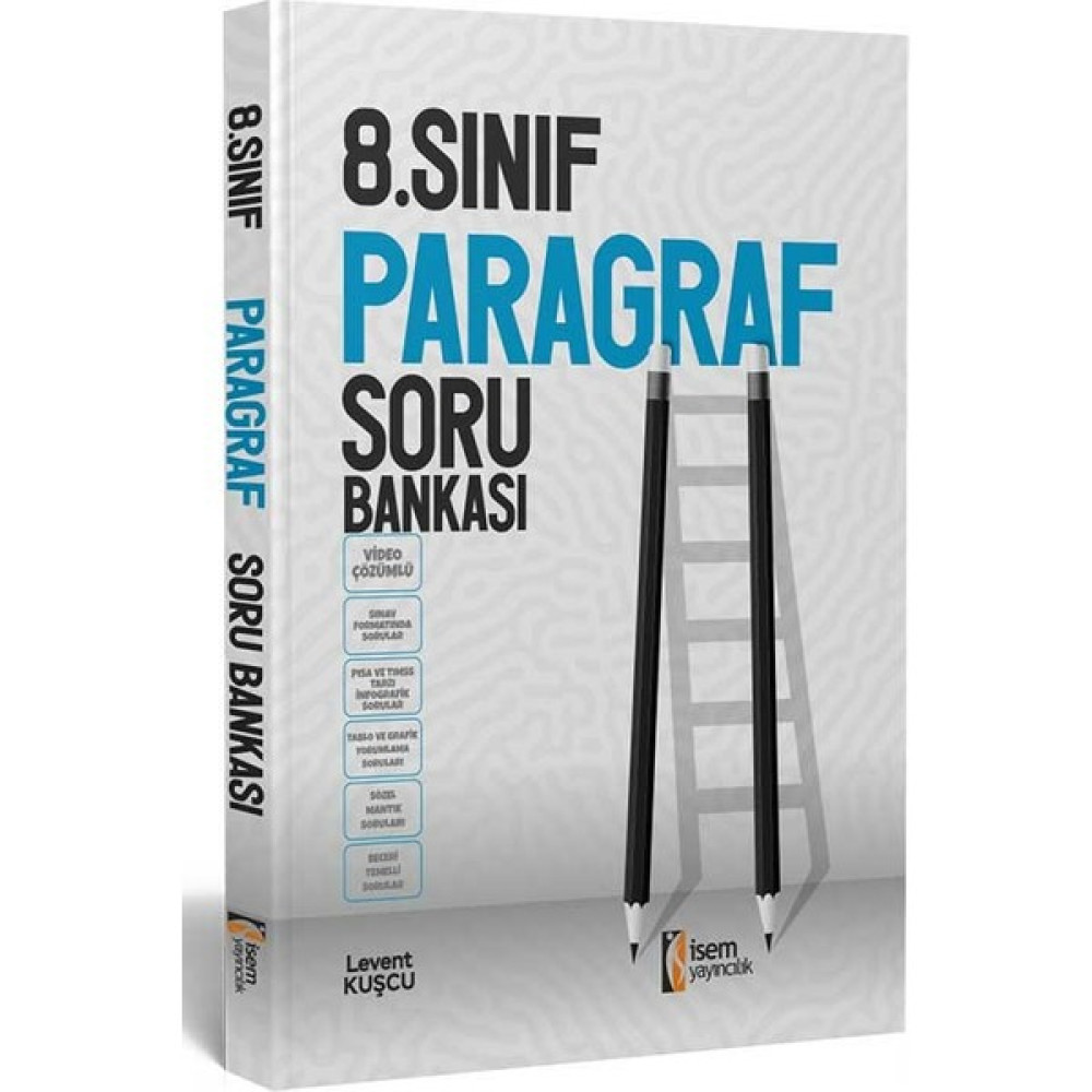İSEM Yayıncılık 8. Sınıf Paragraf Soru Bankası Kaynak Kitapları Fiyatı