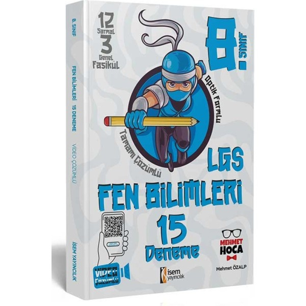 İSEM Yayıncılık Isem Yayınları 8.sınıf Fen Bilimleri 15 Deneme Kaynak Kitapları Fiyatı