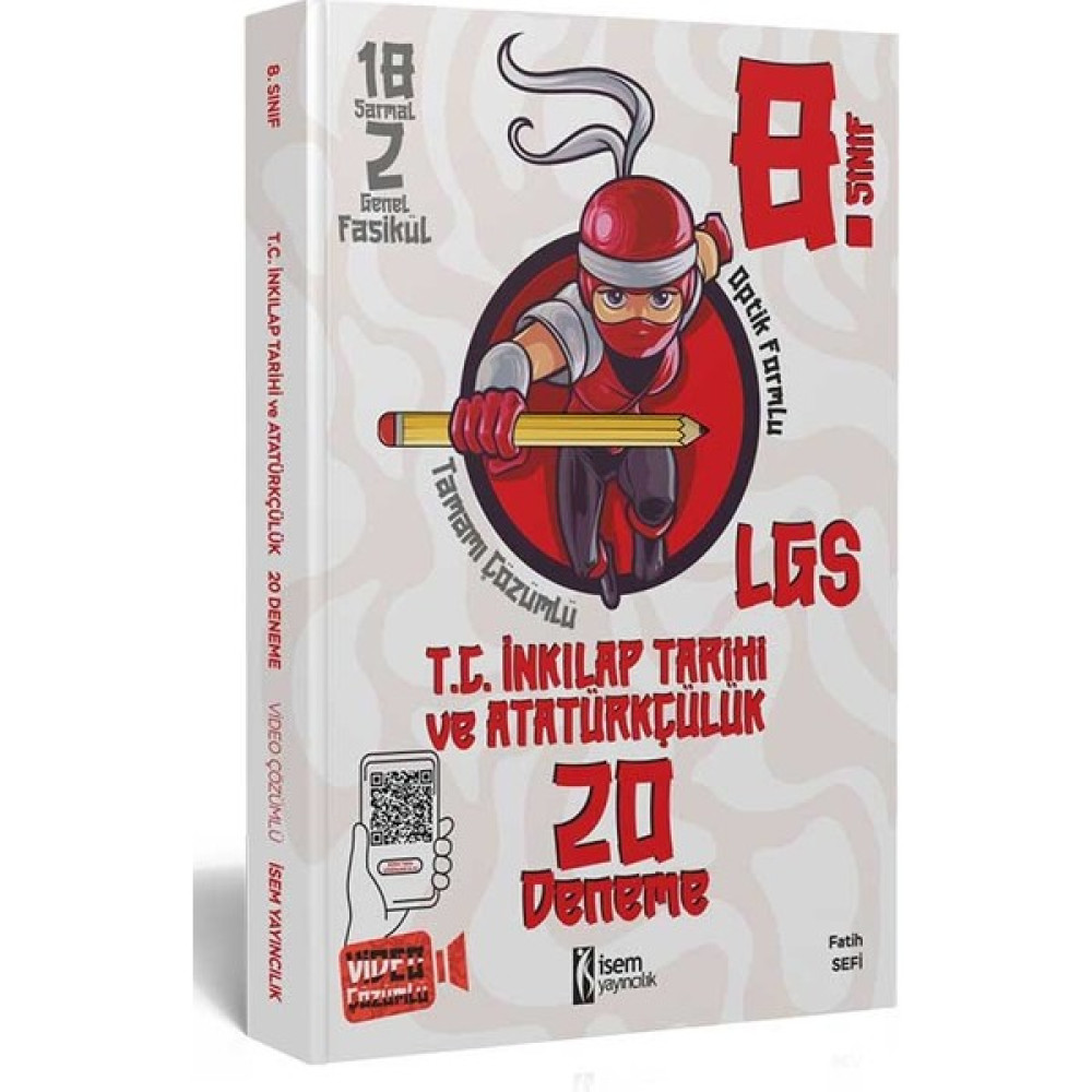 İSEM Yayıncılık Isem Yayınları 8.sınıf Inkılap Tarihi 20 Deneme Kaynak Kitapları Fiyatı