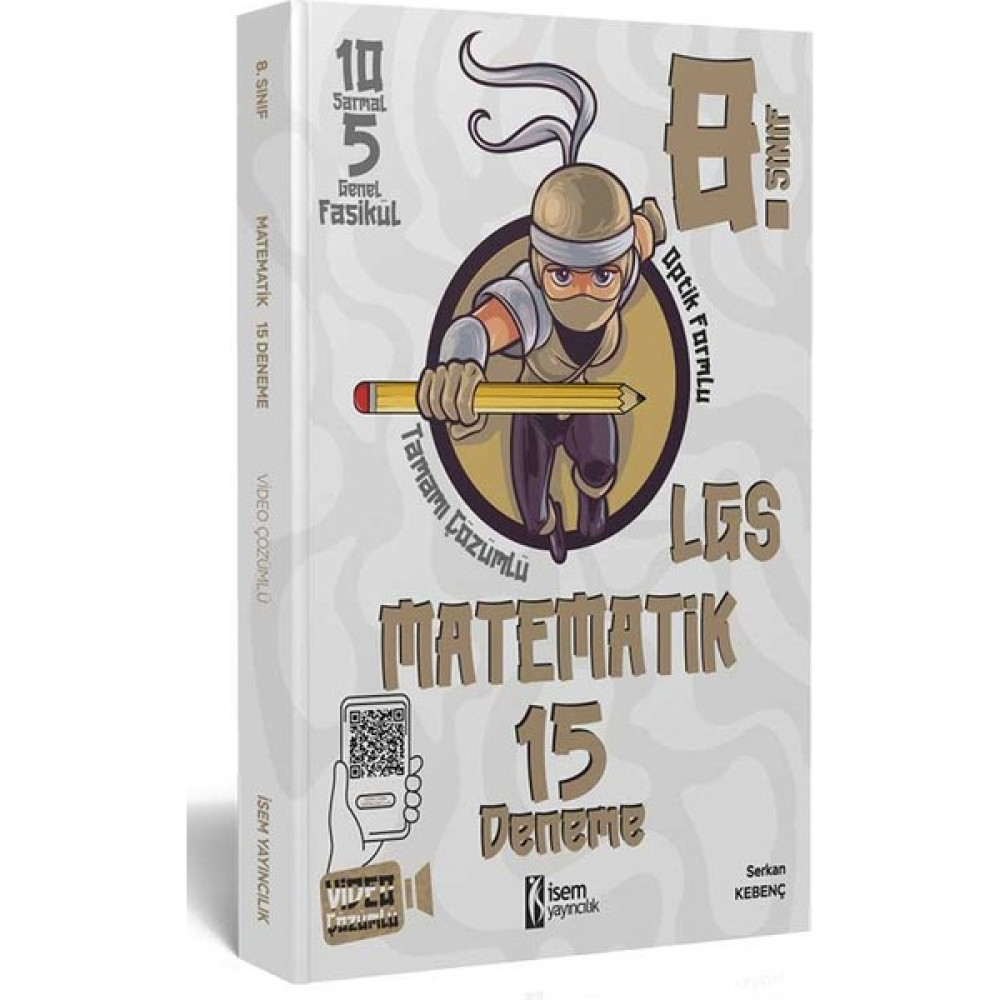 İSEM Yayıncılık Isem Yayınları 8.sınıf Matematik 15 Deneme Kaynak Kitapları Fiyatı