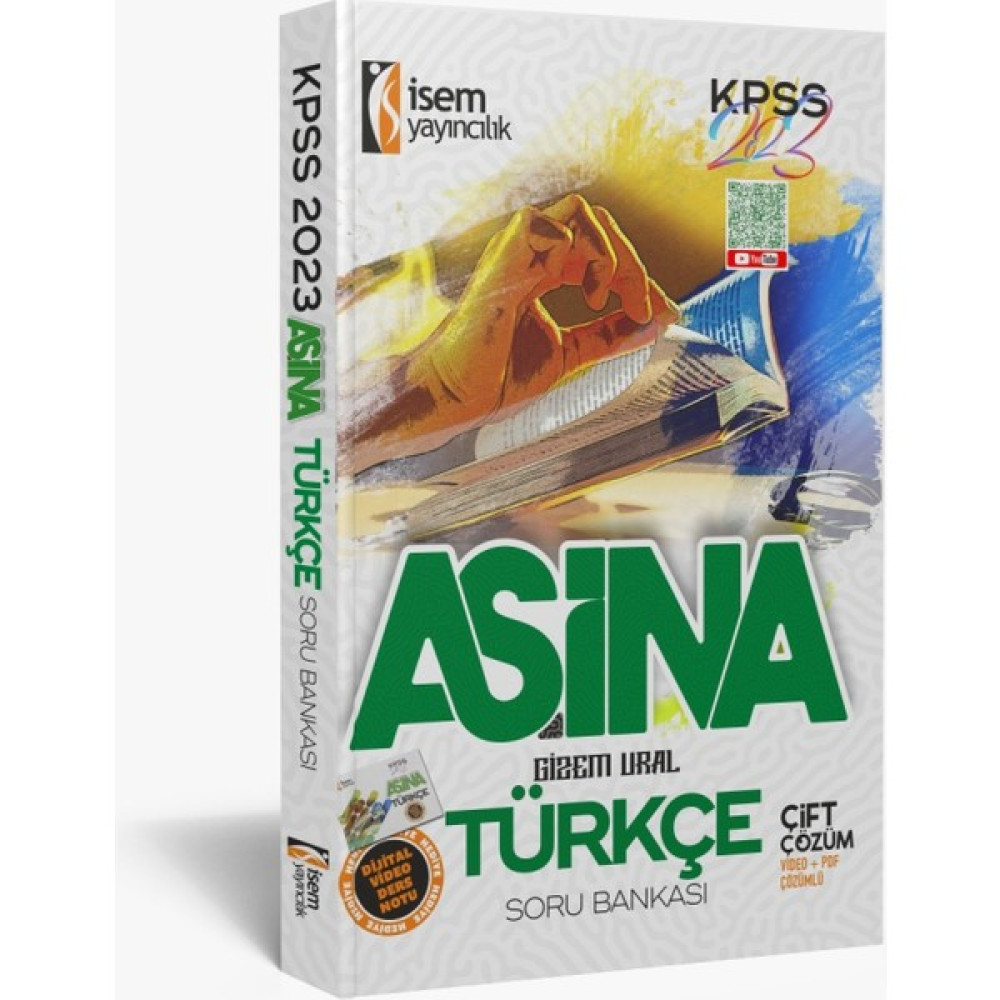 İSEM Yayıncılık KPSS 2023 Aşina Türkçe Qr Ders Notu Soru Bankası KPSS Fiyatı