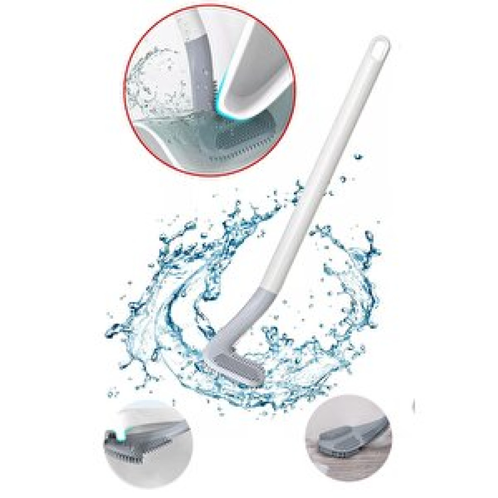 İsgstore İsgstore Ergonomik Tasarımlı Silikon Tuvalet Fırçası Beyaz Klozet Fırçası Fiyatı