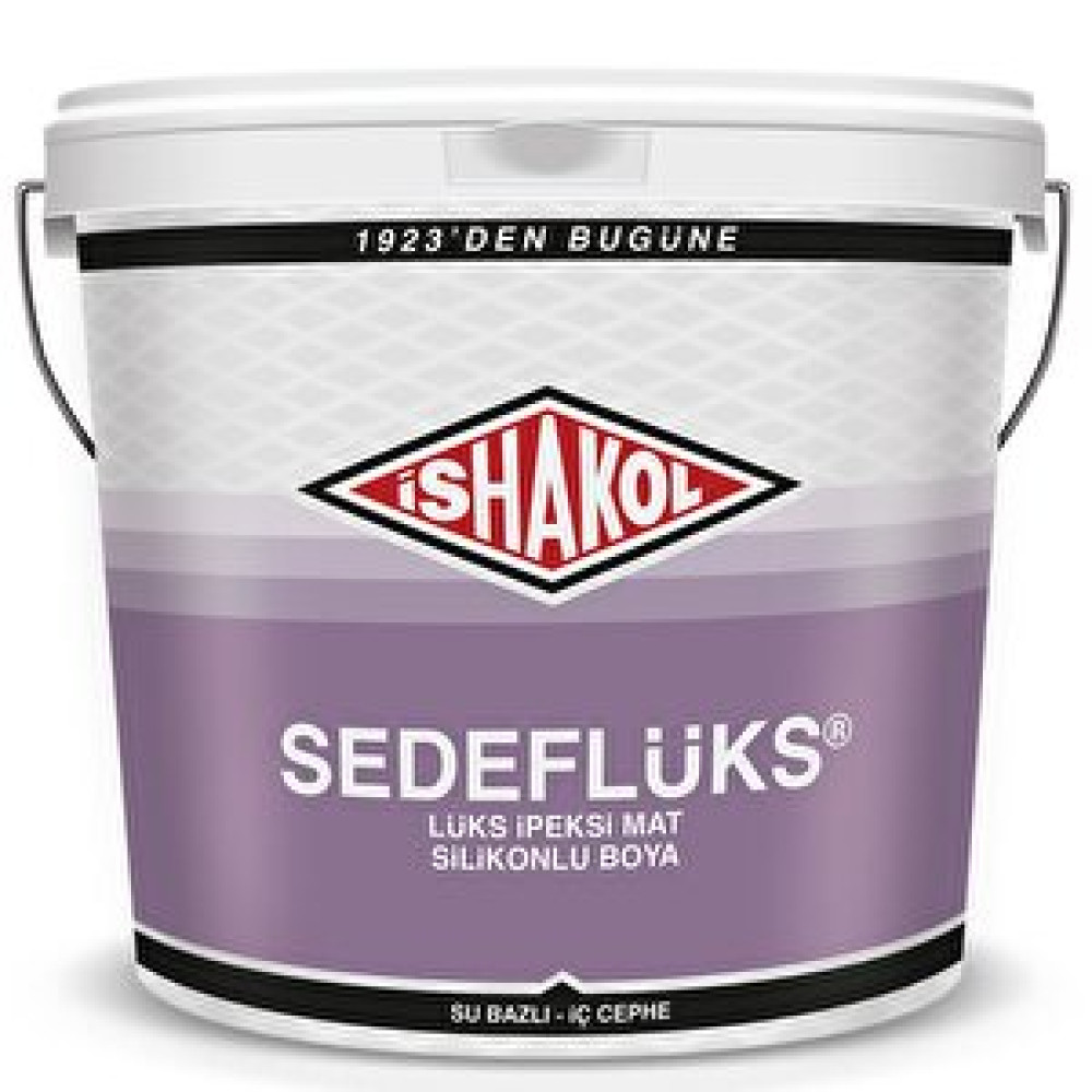İshakol İshakol Sedeflüks Silikonlu Silinebilir İpeksi Mat Boya Has Bahce - 2,5 L Has Bahçe İç Cephe Duvar Boyası Fiyatı