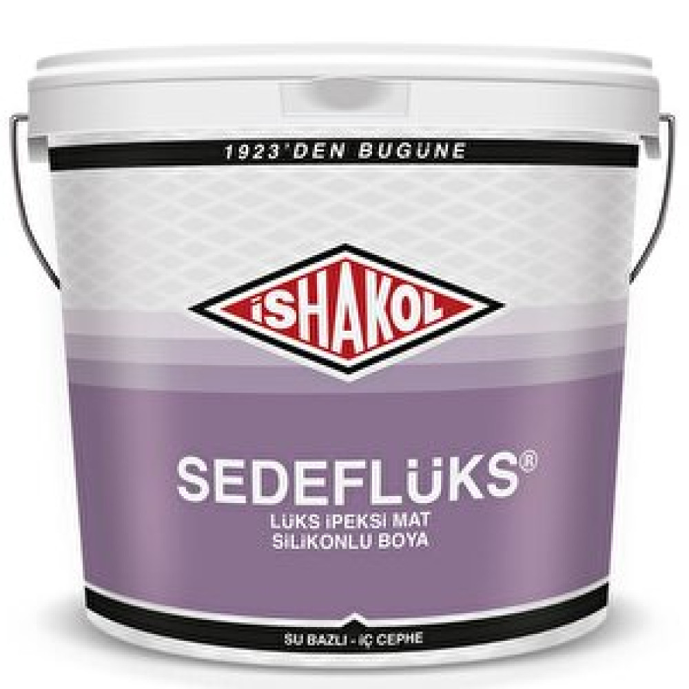 İshakol İshakol Sedeflüks Silikonlu Silinebilir İpeksi Mat Boya Yayla Dumani - 2,5 L Yayla Dumanı İç Cephe Duvar Boyası Fiyatı