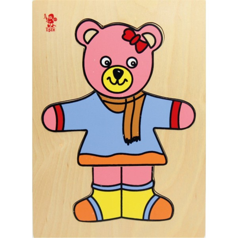 Işık Yayın Oyuncak Ayıcık Ahşap Puzzle Oto Boyaları Fiyatı