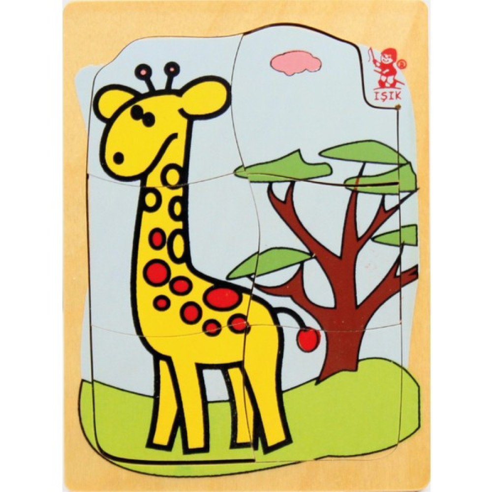 Işık Yayın Oyuncak Zürafa Ahşap Puzzle Oto Boyaları Fiyatı