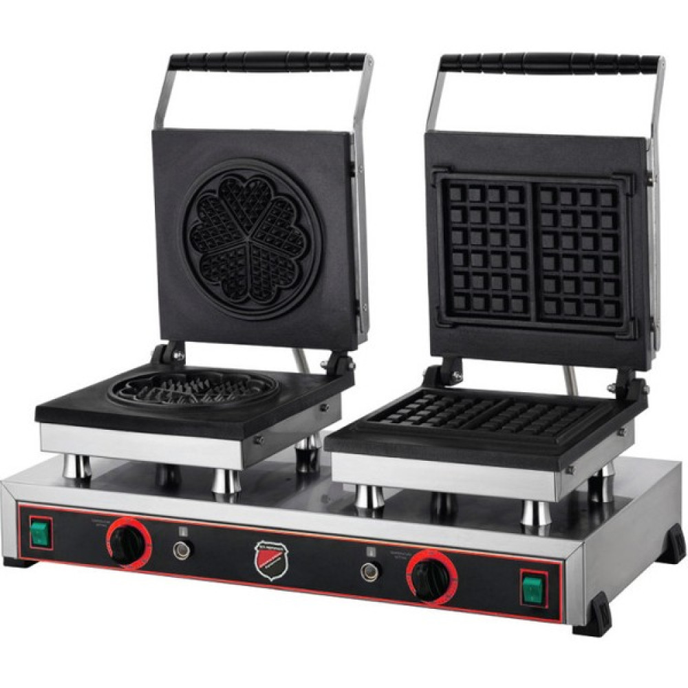 Işıkgaz Intch - Silverinox Çiftli Çiçek Kare Model Waffle Makinesi Elektrikli 2148-CK Waffle Makinesi Fiyatı