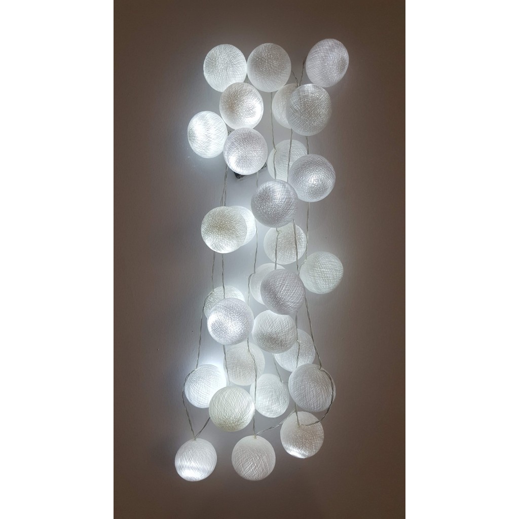 Işıklı Toplar Dükkanı Montessori Işıklı Top LED Aydınlatma Dekoratif Gece Lambası 20 Top 3 mt Diğer Fiyatı