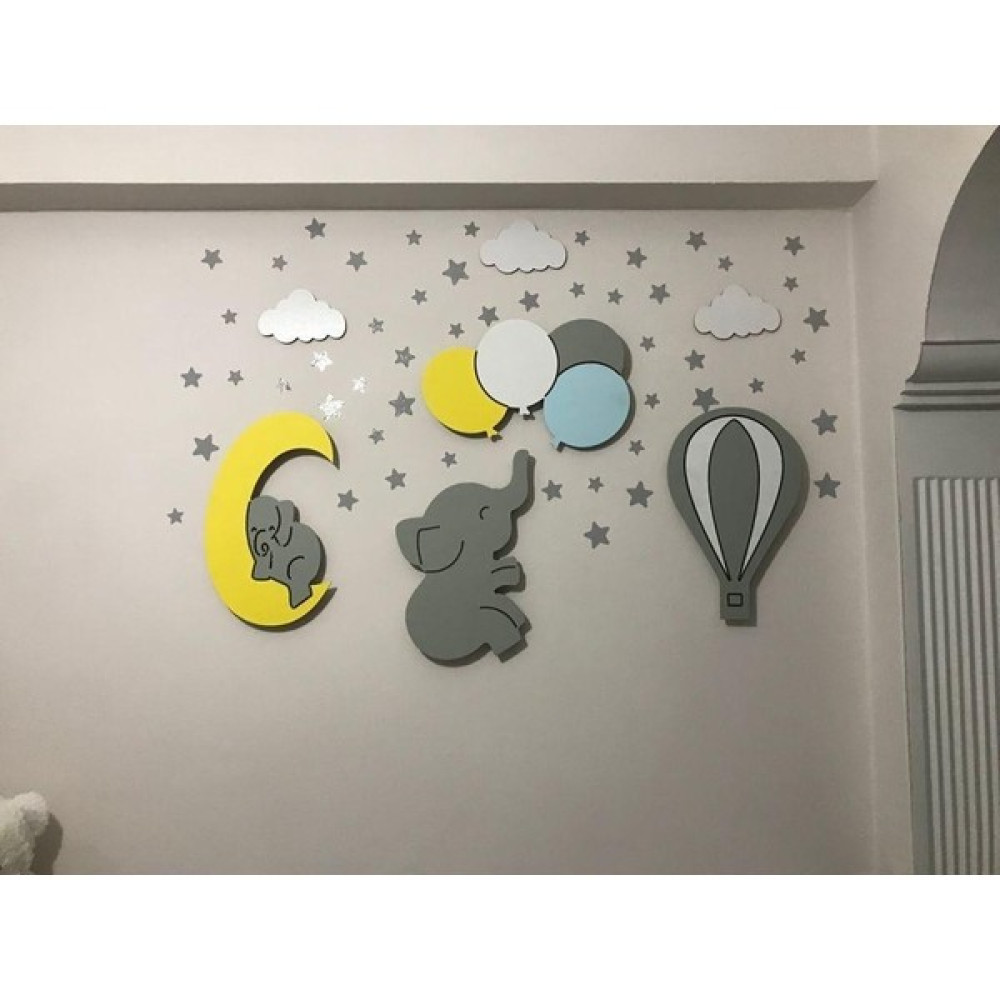 Işıklı Toplar Türkiye Çocuk Odası Dekoratif Ahşap Gece Lambası Ledli Aydınlatma - Renkli Bebek-Çocuk Odası Fiyatı