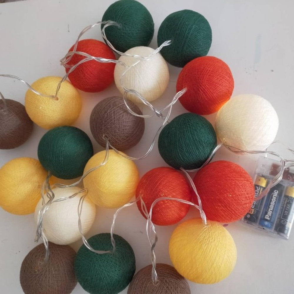 Işıklı Toplar Türkiye Renkli Montessori El Yapımı Işıklı Top Dekoratif Lamba Fiyatı