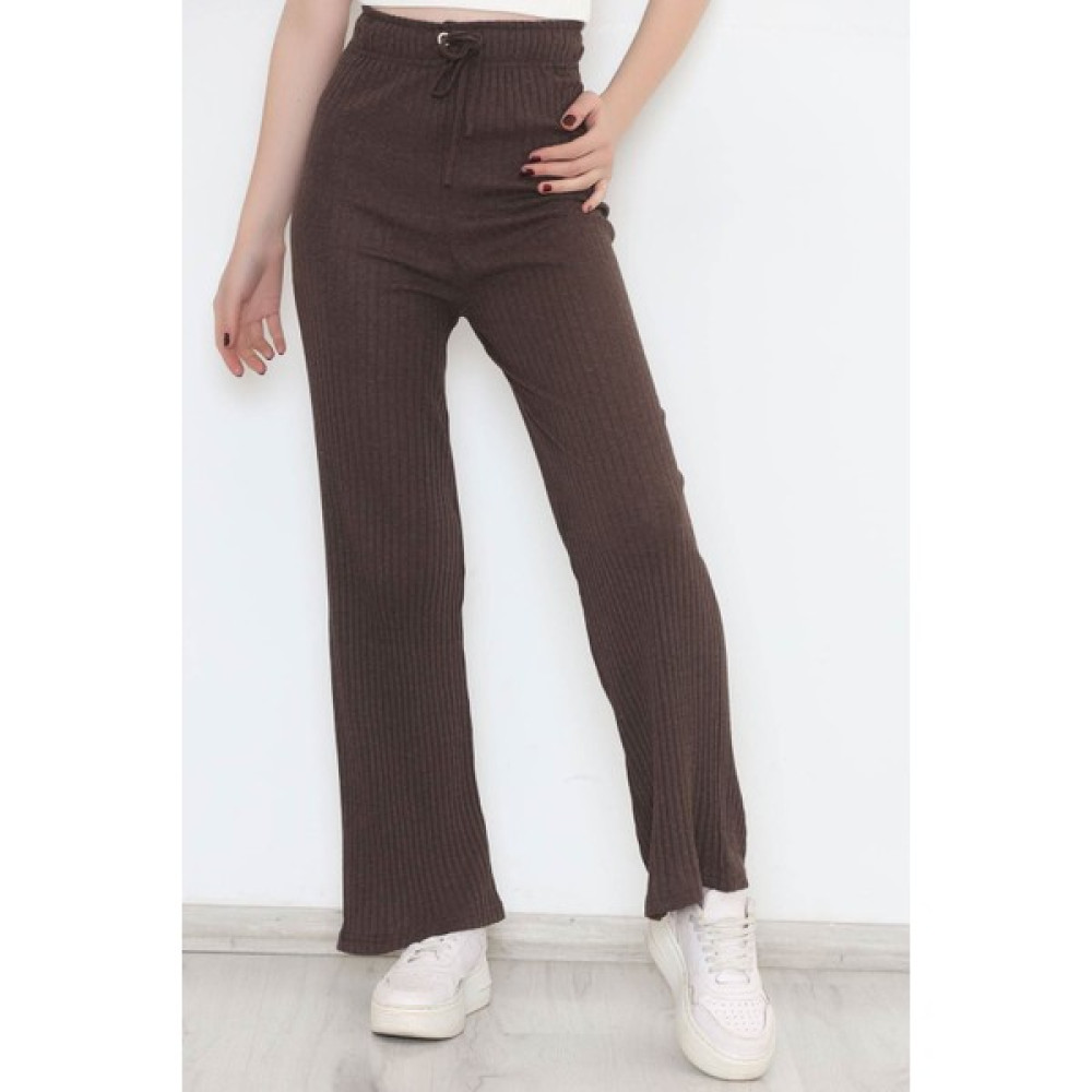 Işıltı Moda Kuşgözlü Fitilli Pantolon Acıkahve 12194.1567. Erkek Pantolon Fiyatı