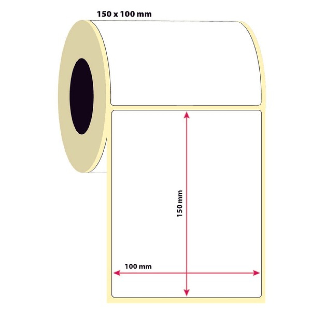 İşimiz Etiket 100X150 Kuşe Etiket | 6 Rulo | 250 Sarım | Barkod Okuyucular Fiyatı