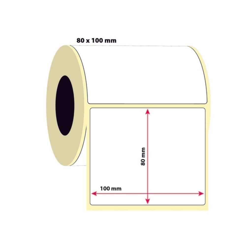 İşimiz Etiket 80X100 Kuşe Etiket | 6 Rulo | 500 Sarım | Barkod Okuyucular Fiyatı