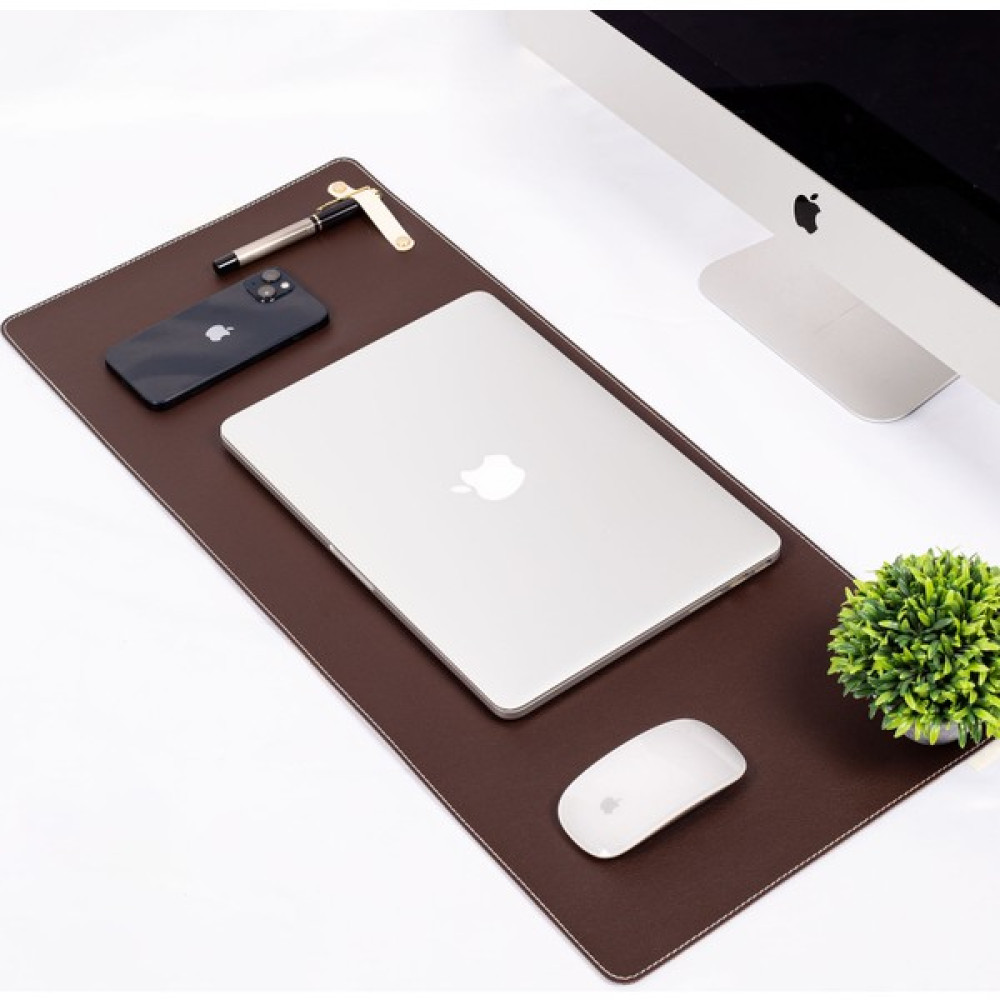 İsimlik Sepeti Kahverengi Pu Deri Ofis Masa Matı Laptop Sümen Takımı Geniş Mouse Pad Ofis Seti Fiyatı