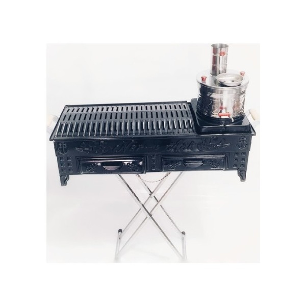 Isıser Semaverli Mangal Takım Bahçe Mangalı & Barbekü Fiyatı