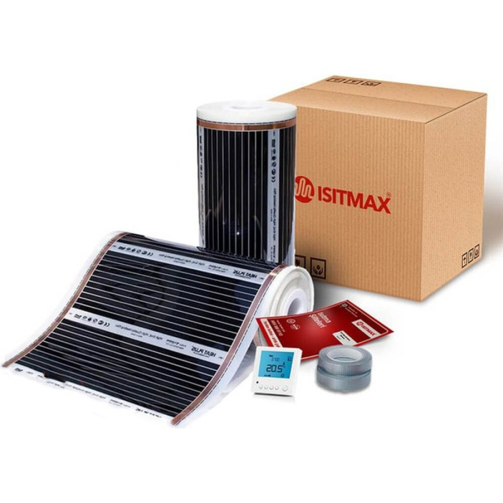 Isıtmax Kapalı Balkon ve Kış Bahçesi Laminant Altı Elektrikli Yerden Isıtma Karbon Film 18M2 - 18 m² Isıtıcılar Fiyatı