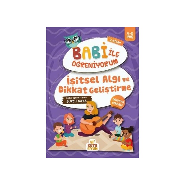 İşitsel Algı Ve Dikkat Geliştirme - Babi İle Öğreniyorum 2.Kitap (4-6 Yaş) - Burcu Kaya SSD / Solid State Drive Fiyatı