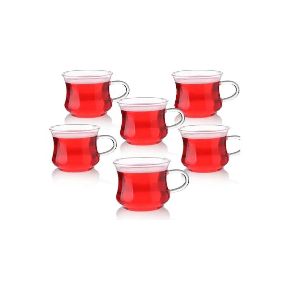 Isıya Dayanıklı Borosilikat Termisil Cam Kupa 6 Lı Fincan / Bardak / Kahve Takımı Fiyatı