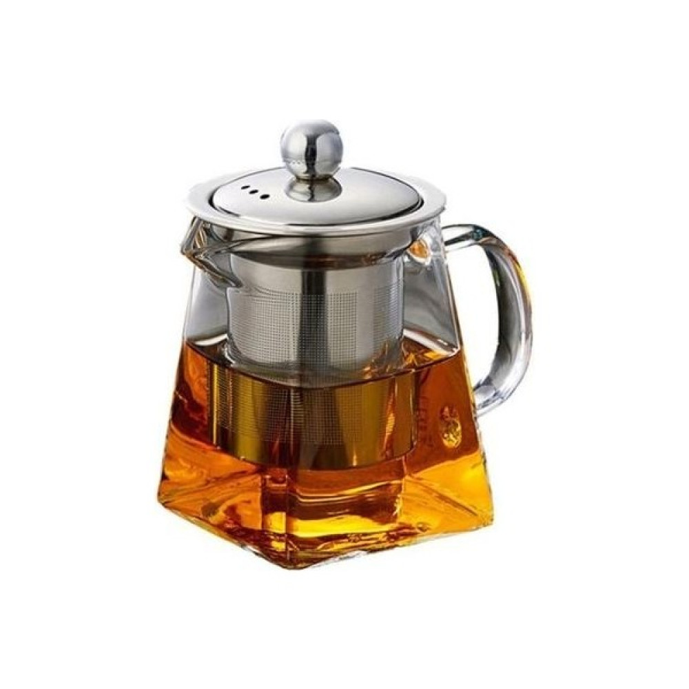 Isıya Dayanıklı Cam Çaydanlık Paslanmaz Çelik ile Demlik Konteyner Çay Potu Iyi Temizle Kettle Kare Filtre Sepetleri | Çaydanlıklar(Yurt Dışından) Çay / Çaydanlık Setleri Fiyatı