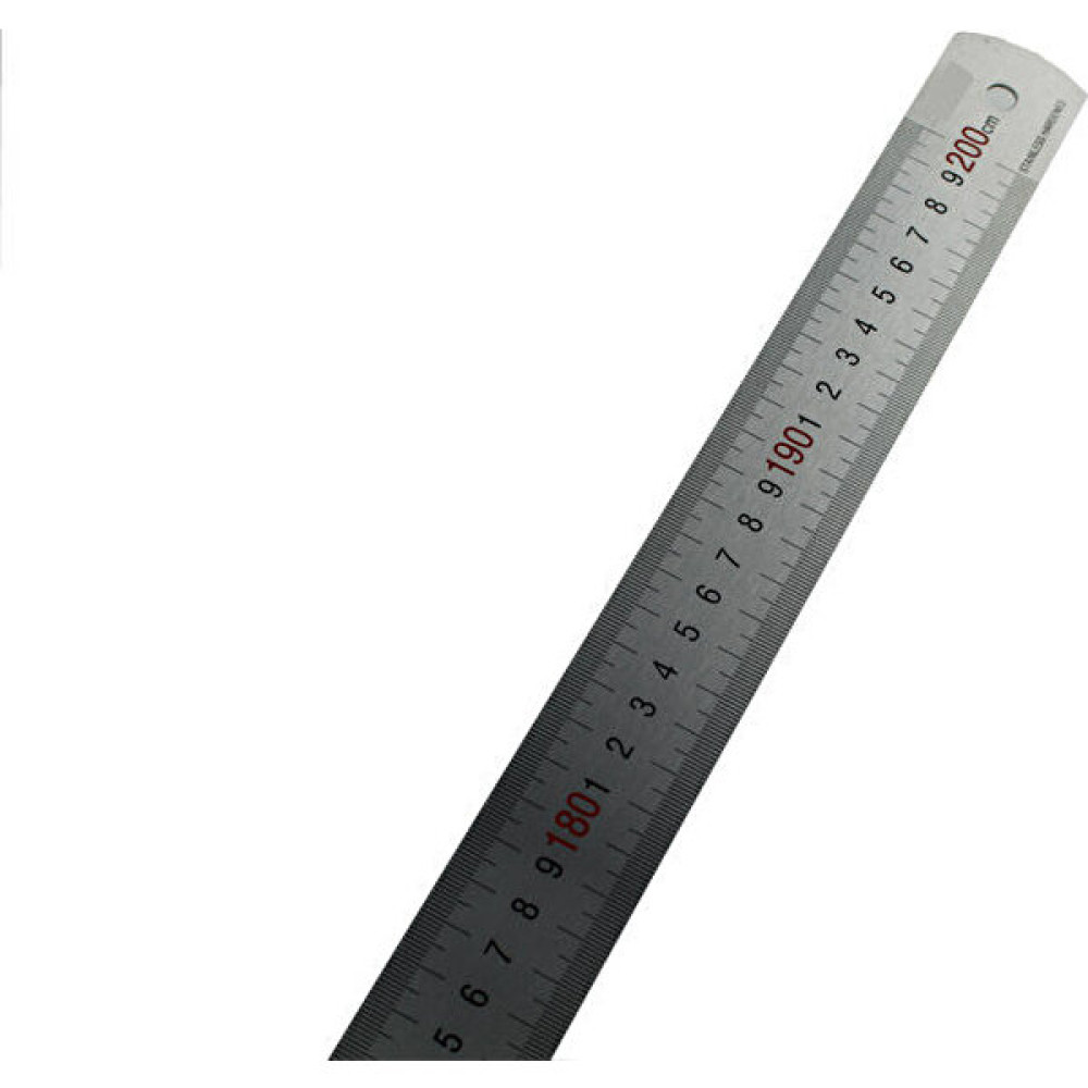 İşkur Makina Metal Paslanmaz Çelik Cetvel Metre 200Cm Cetvel Fiyatı