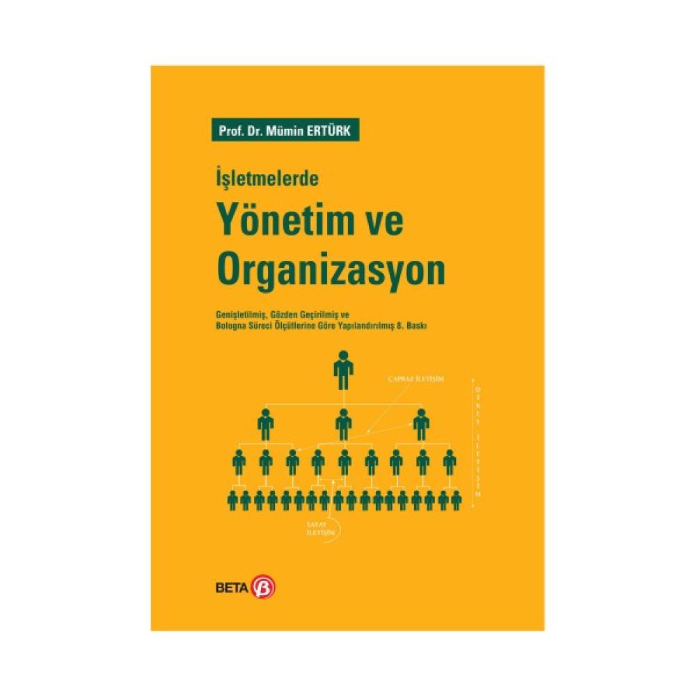 Işletmelerde Yönetim ve Organizasyon -Mümin Ertürk Ekonomi Pazarlama Kitapları Fiyatı