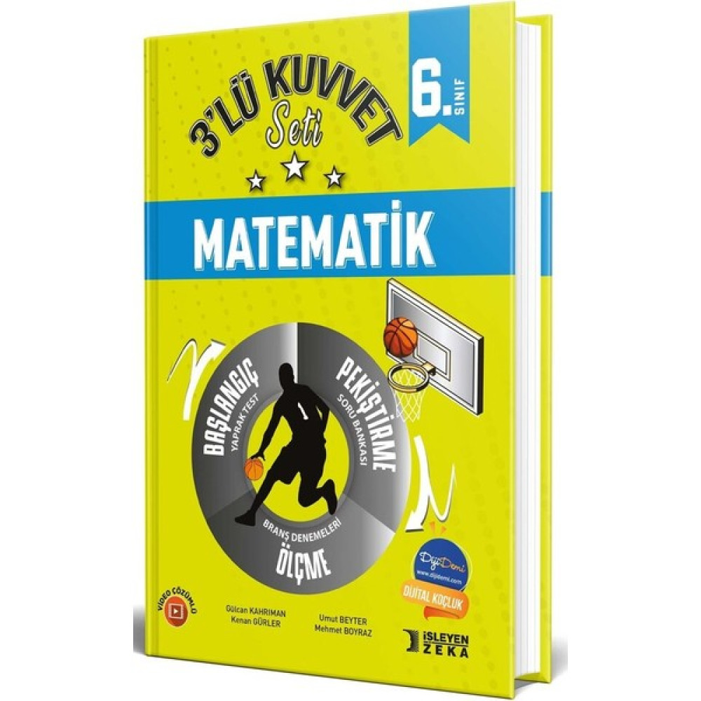 İşleyen Zeka Yayınları 6. Sınıf Matematik 3'lü Kuvvet Serisi Seti Kaynak Kitapları Fiyatı