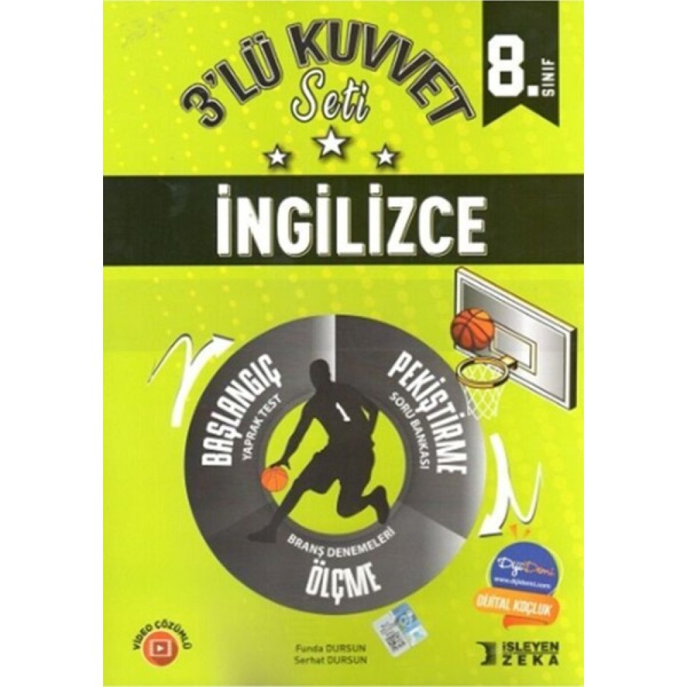 İşleyen Zeka Yayınları Işleyen Zeka 8. Sınıf Ingilizce 3 Lü Kuvvet Serisi Seti Tüm Dersler Fiyatı