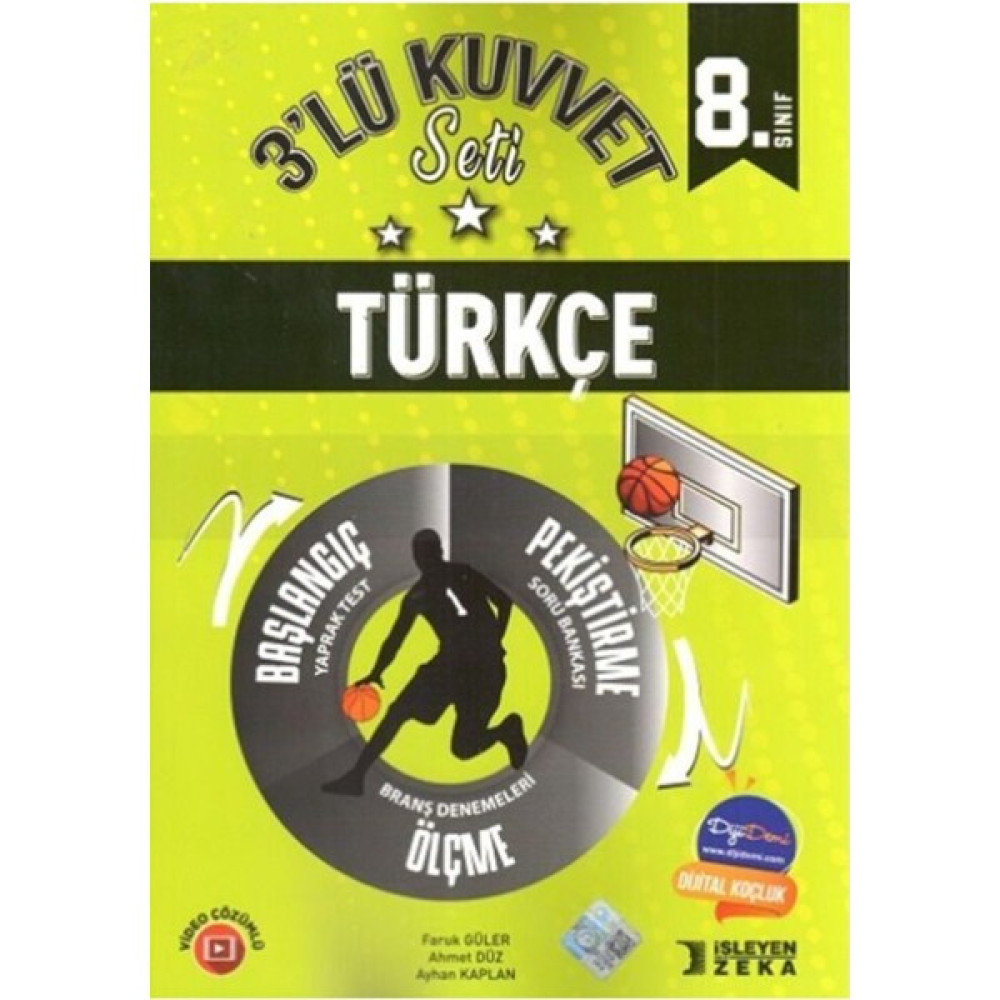 İşleyen Zeka Yayınları Işleyen Zeka 8. Sınıf Türkçe 3 Lü Kuvvet Serisi Seti Tüm Dersler Fiyatı
