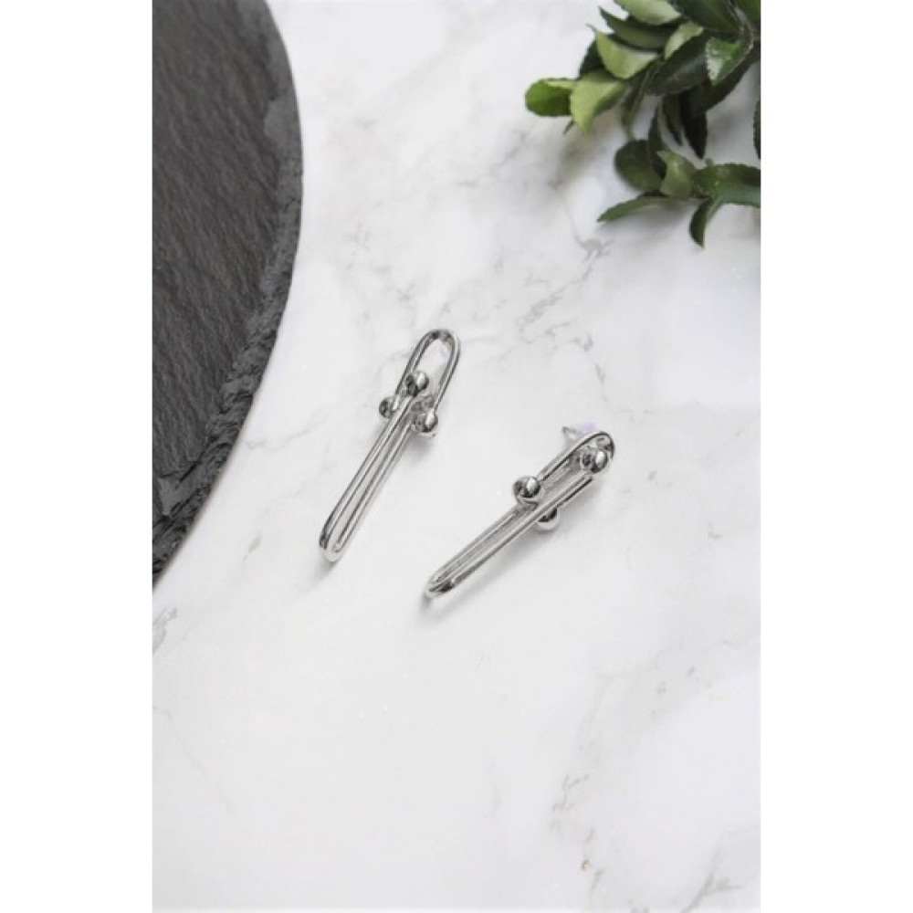İslim Butik Blanca Gold Küpe - Gümüş Bijuteri Küpe Fiyatı