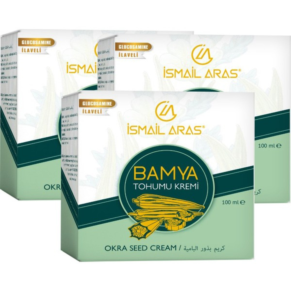 İsmail Aras Bamya Tohumu Kremi 100 ml x 3 Nemlendiriciler Fiyatı