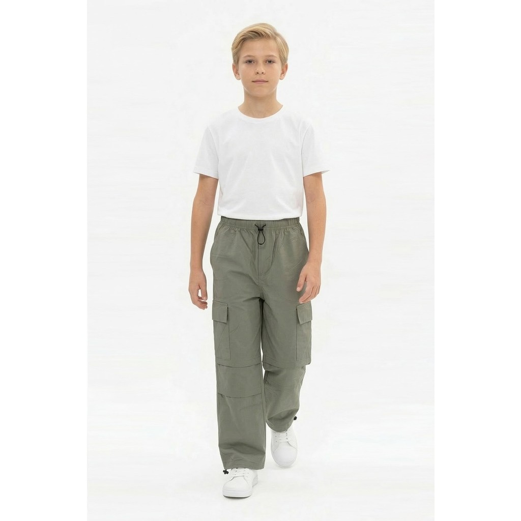 Isobel Isob Unisex Çocuk Kargo Cepli Paraşüt Kumaş Pantolon 8-15 Yaş 7002 Giyim & İç Giyim Fiyatı