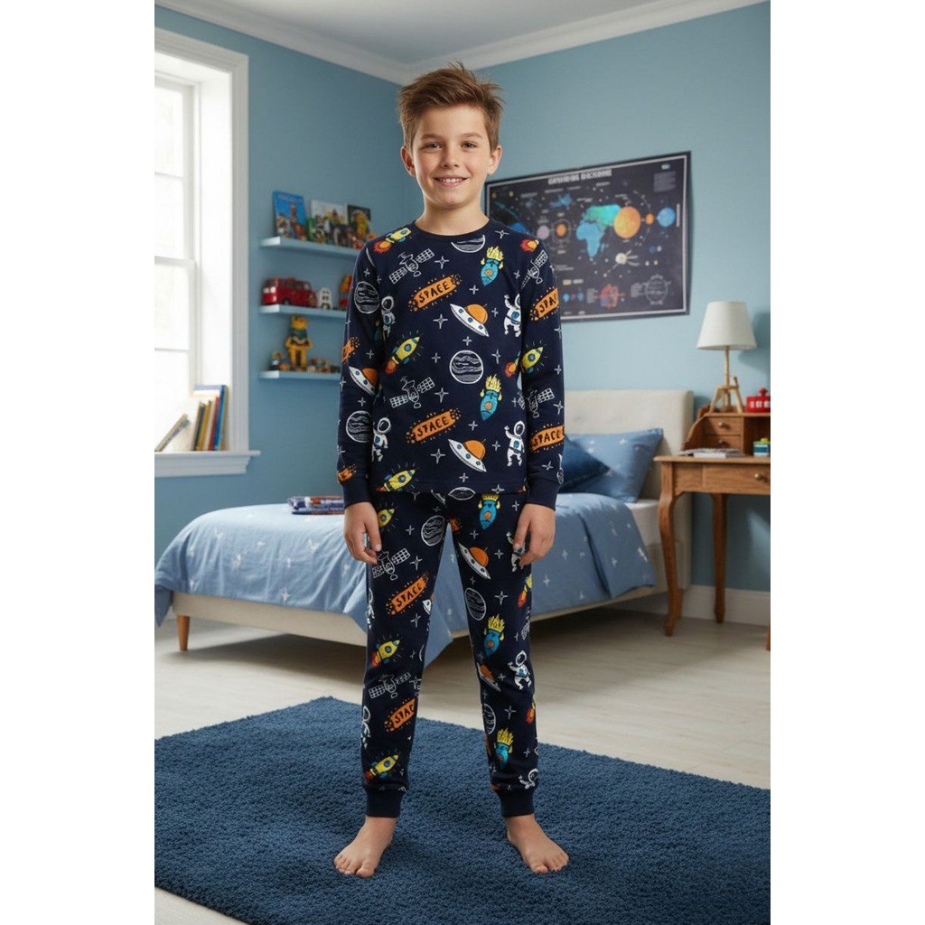 İsobel Kids Erkek Çocuk Uzay Desen Pijama Takım SSD / Solid State Drive Fiyatı
