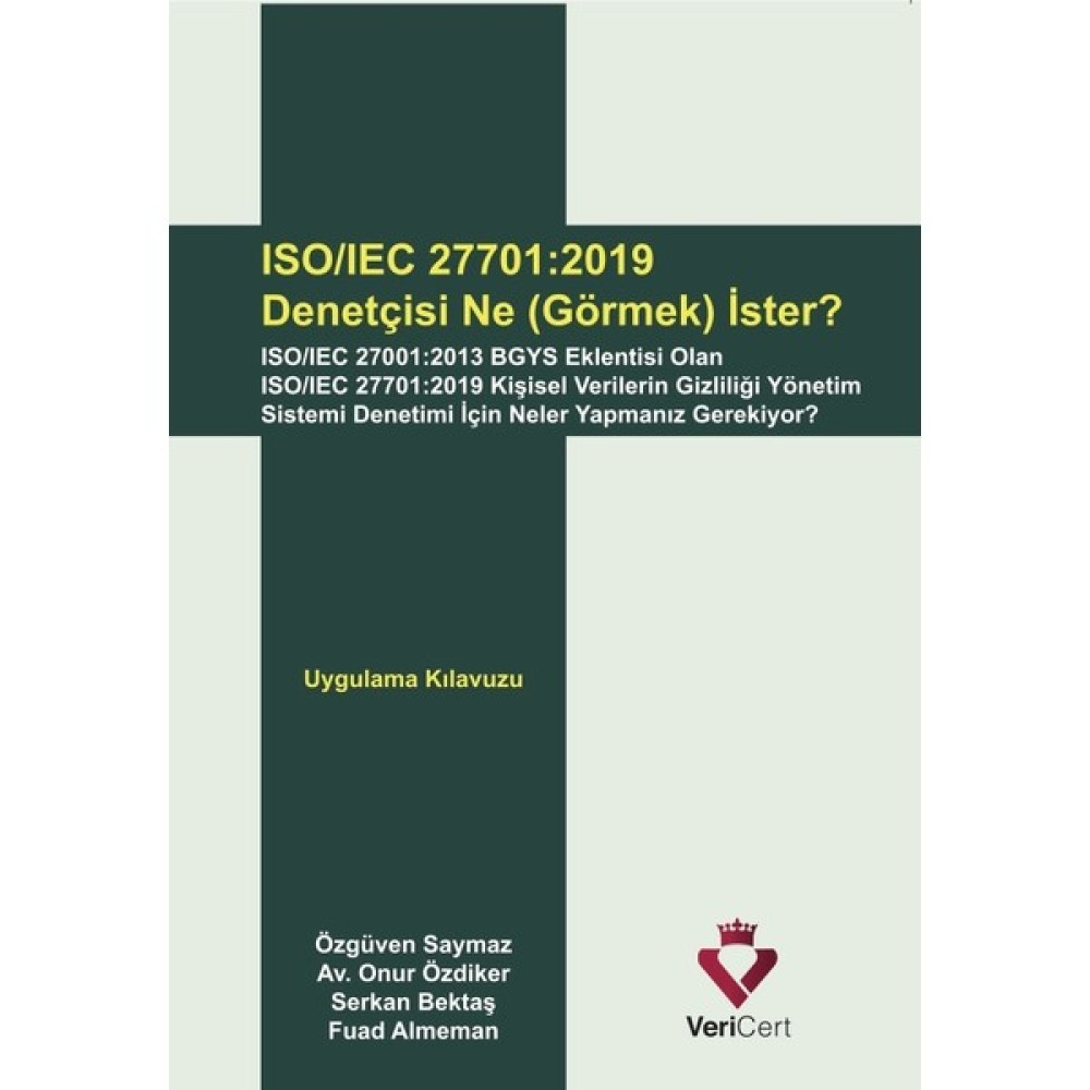 Iso/ıec 27701:2019 Denetçisi Ne Görmek Ister? - Fuad Almeman Kişisel Gelişim ve Psikoloji Fiyatı